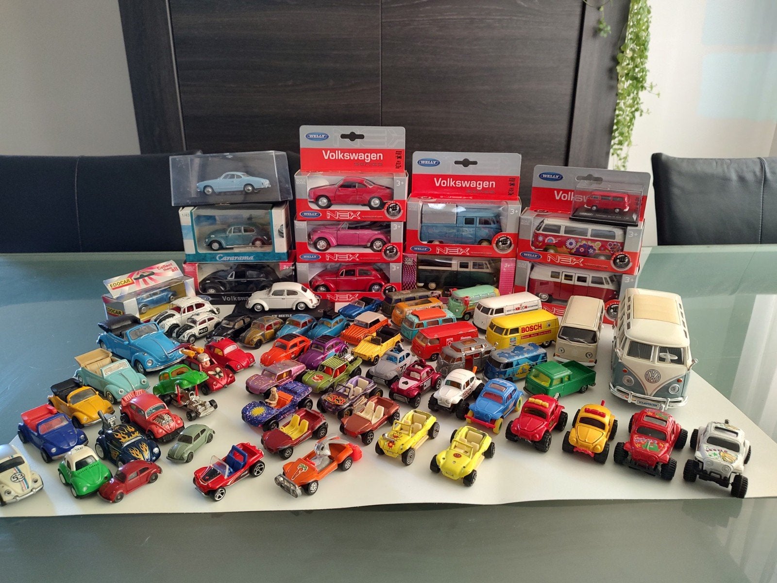 Grote collectie Volkswagen modelauto's en busjes, Ophalen of Verzenden, Gebruikt, Auto