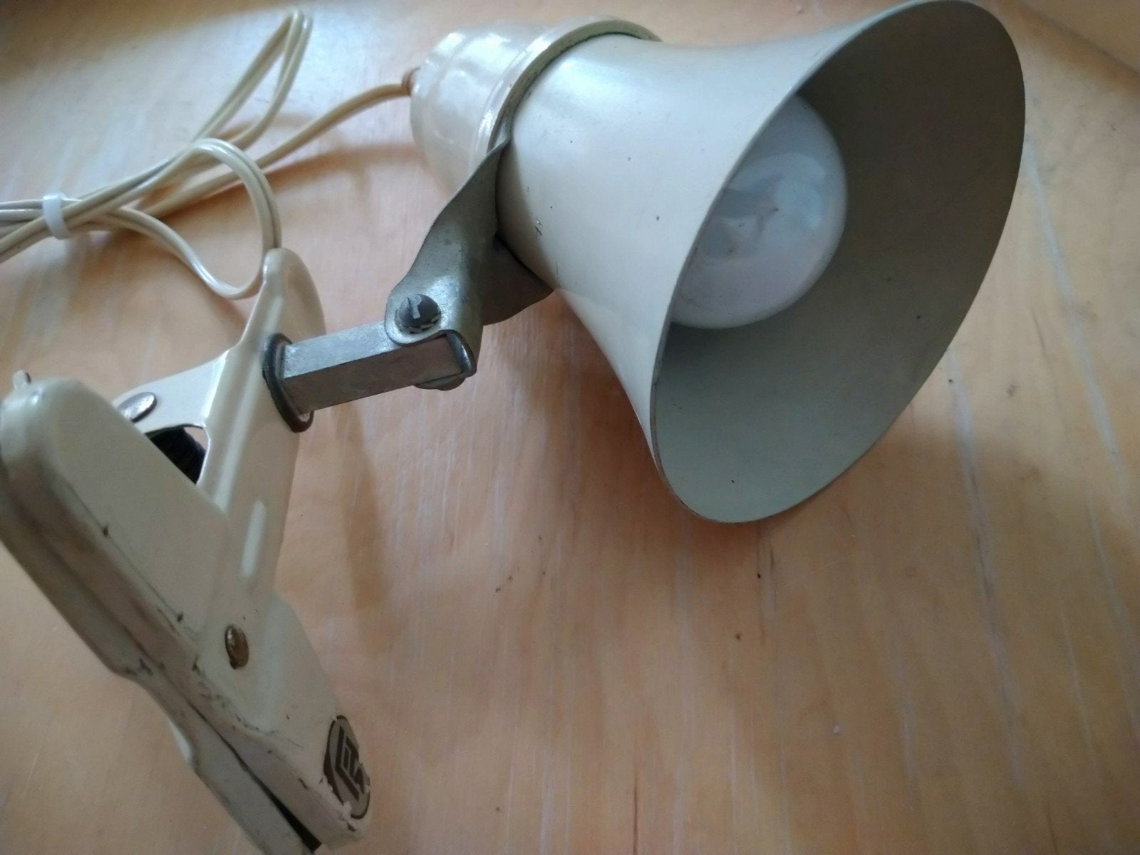 Vintage lita klemspot, Ophalen of Verzenden