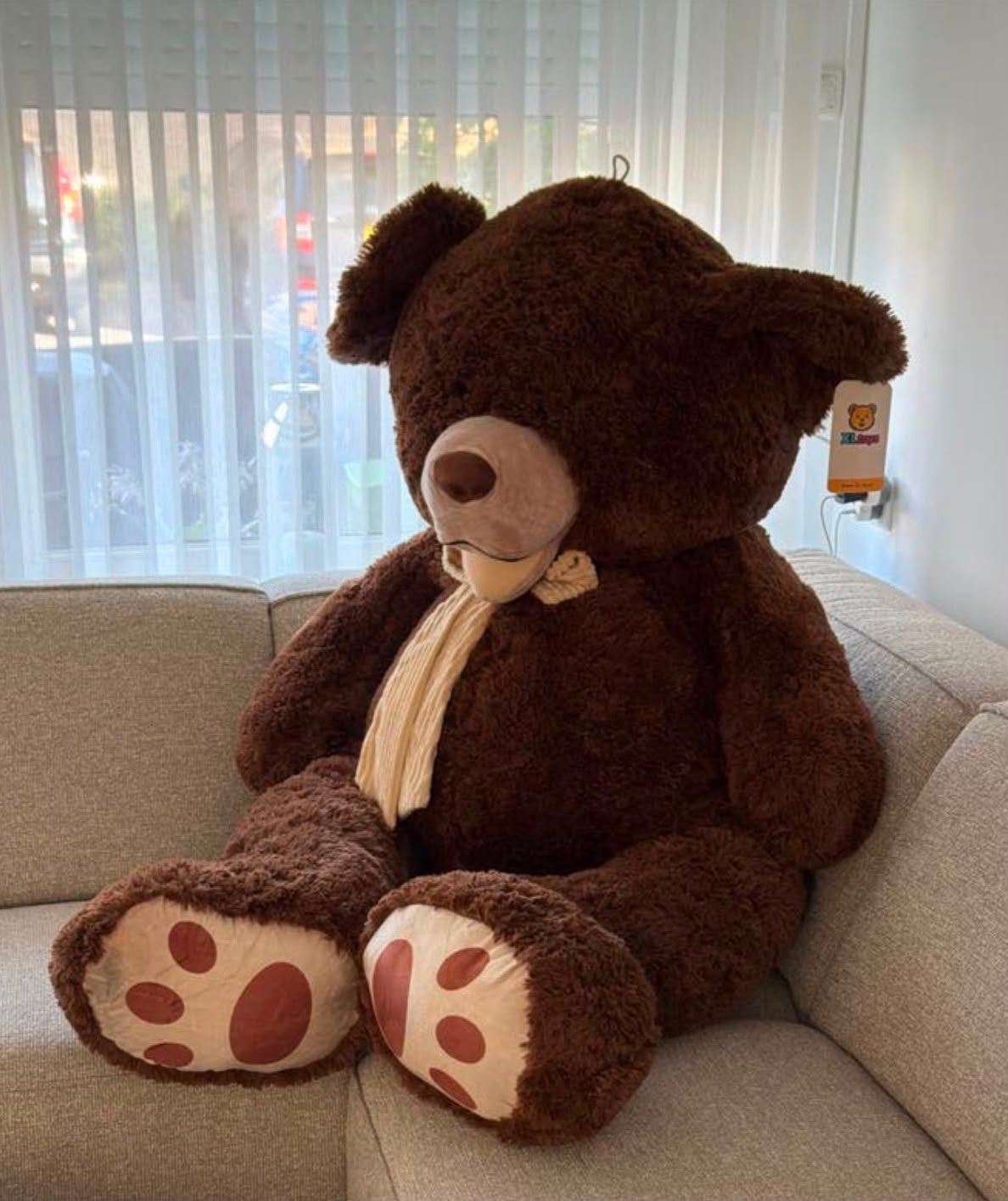 Grote Teddy beer!, Ophalen, Zo goed als nieuw, Stoffen beer, Overige merken