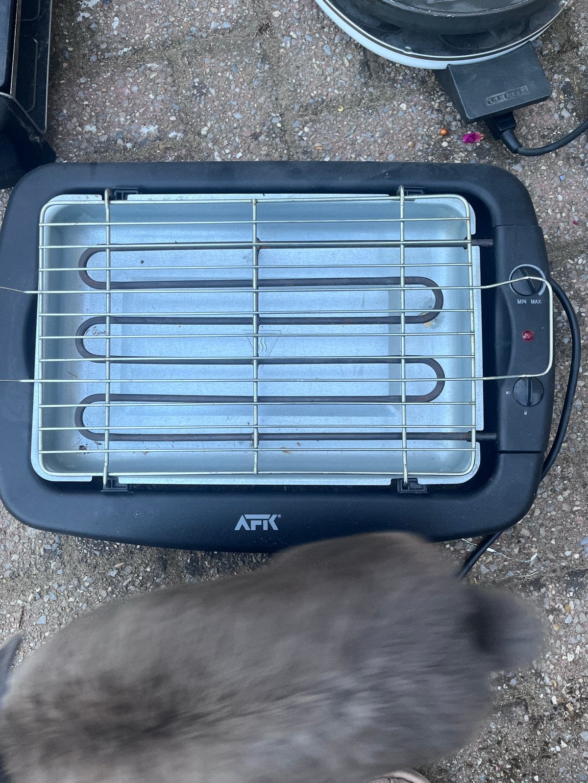 electric bbq grill, Ophalen of Verzenden, Zo goed als nieuw