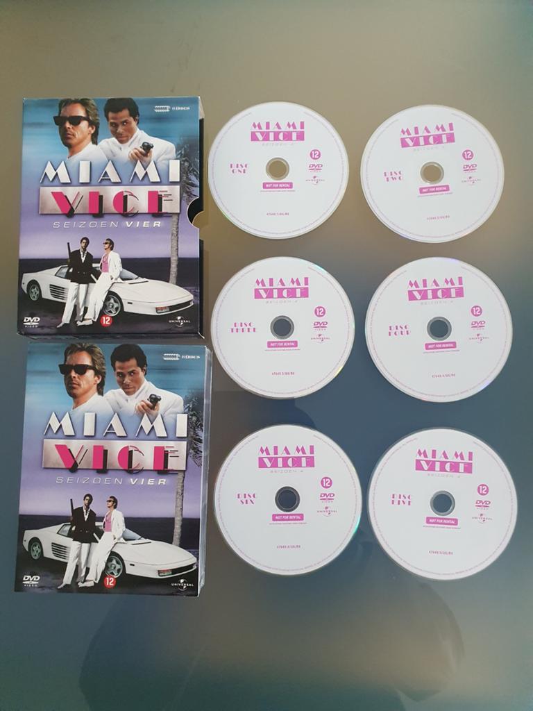 Miami Vice Seizoen 4 DVD - Zeer Goede Staat, Boxset, Ophalen of Verzenden, Zo goed als nieuw, Actie en Avontuur