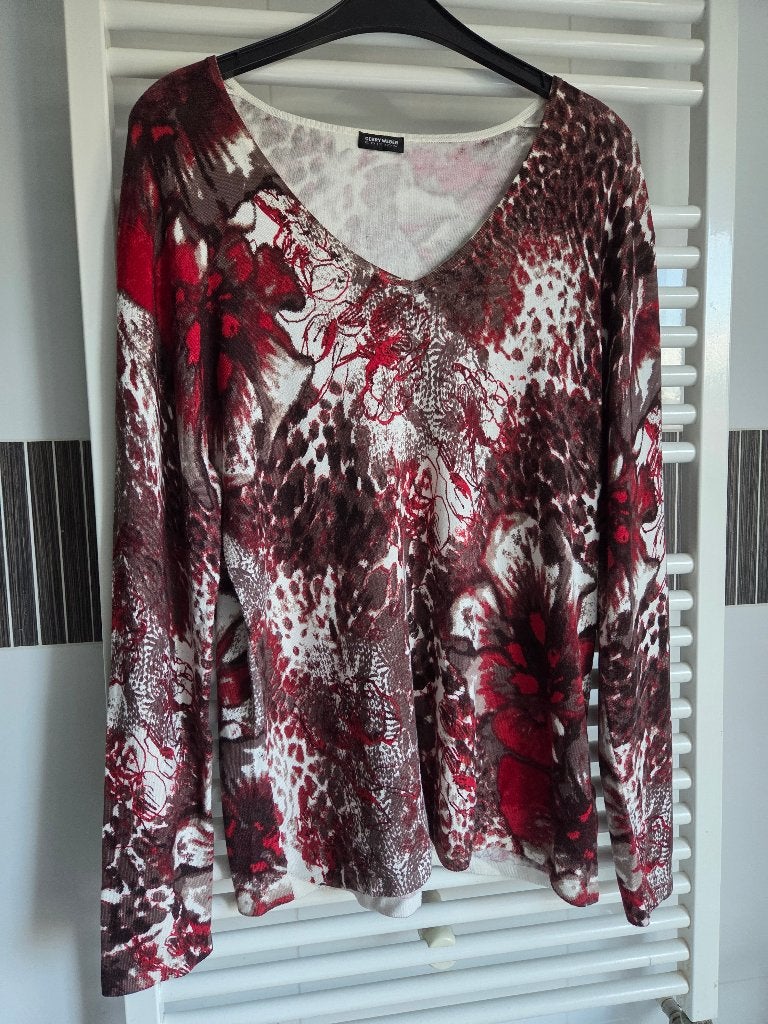 Nieuwstaat, Gerry Weber, leuke dunne trui in maat 46, Kleding | Dames, Gerry weber, Ophalen of Verzenden, Zo goed als nieuw, Maat 46/48 (XL) of groter