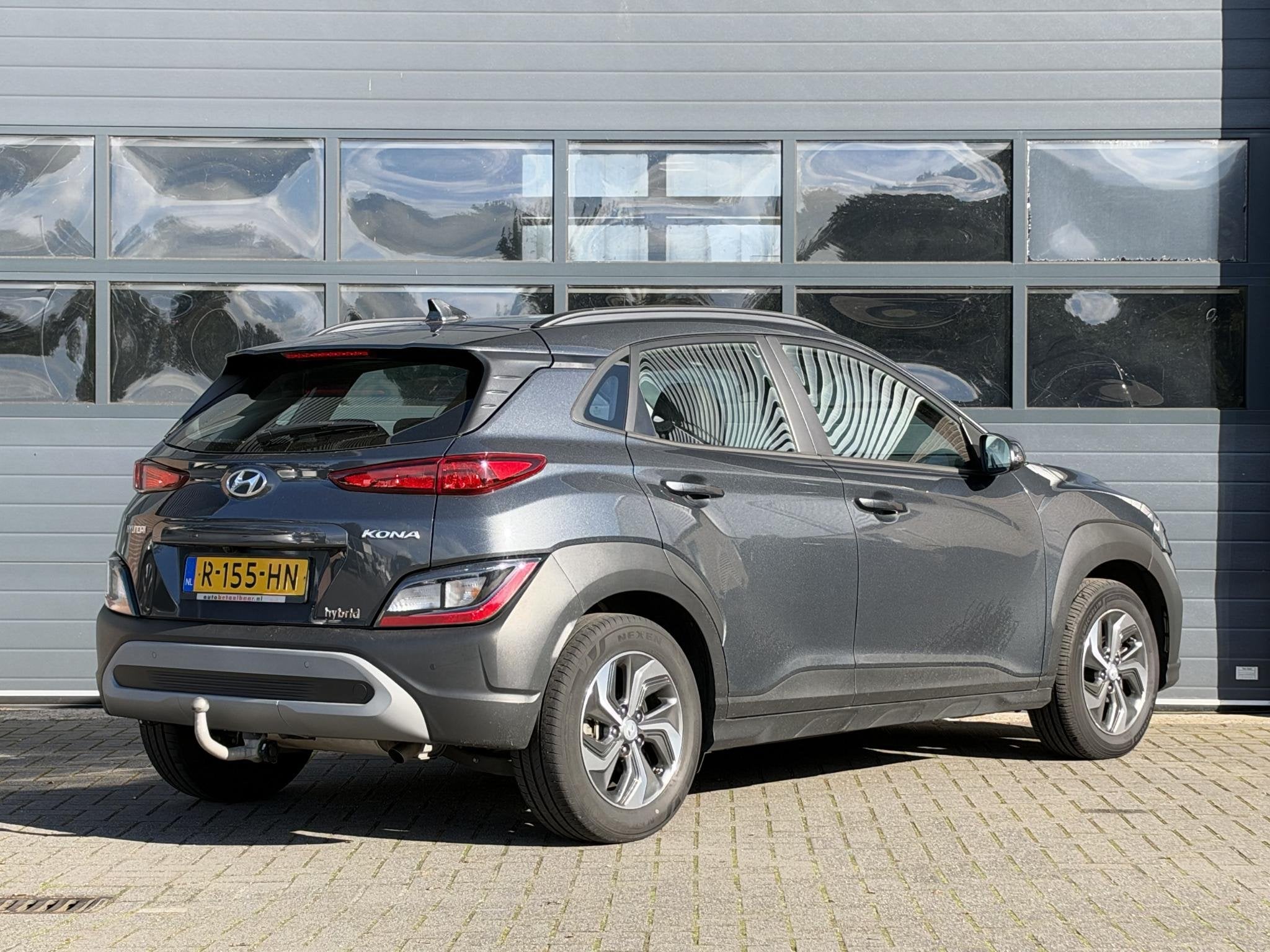 HYUNDAI KONA 1.6 GDI HEV COMFORT PACK I AUTOMAAT I TREKHAAK, Auto's, Stof, Gebruikt, Origineel Nederlands, Verwarmde buitenspiegels