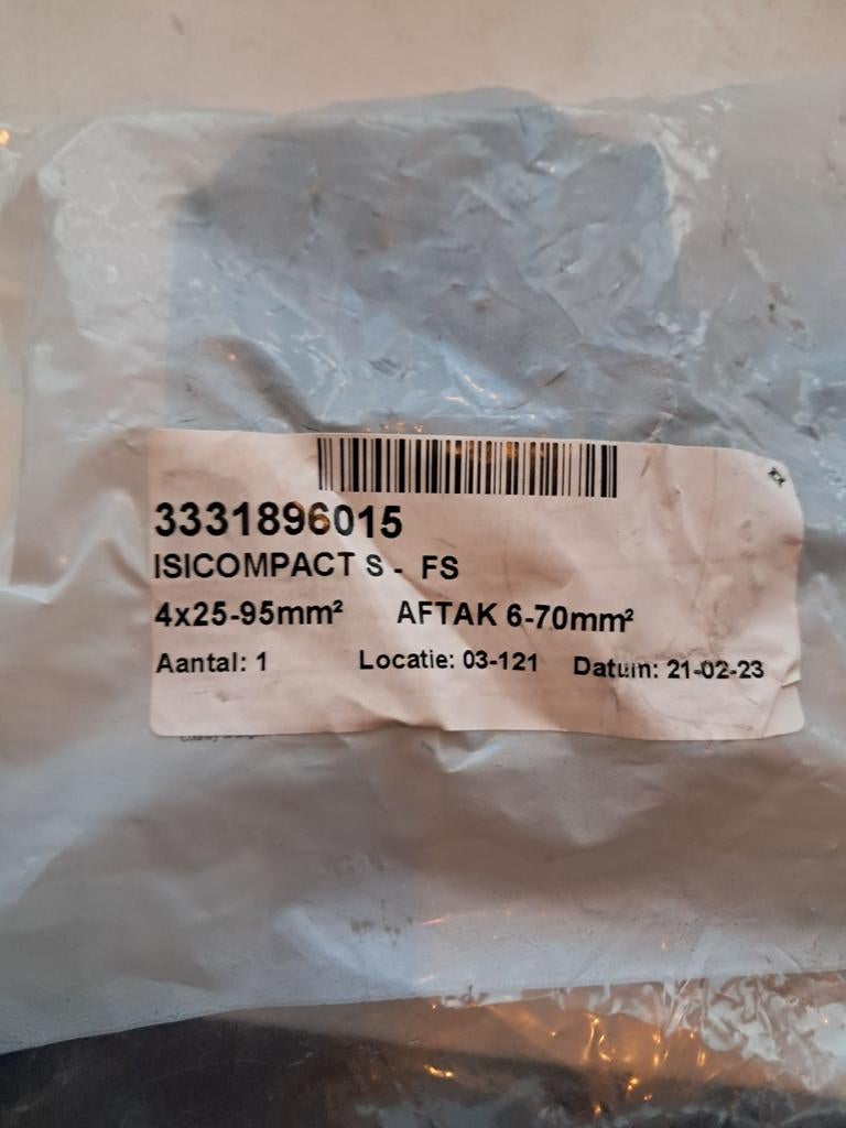 ISICOMPACT S-FS aftakklem 4x25-95mm² – nieuw in verpakking, Ophalen of Verzenden, Nieuw