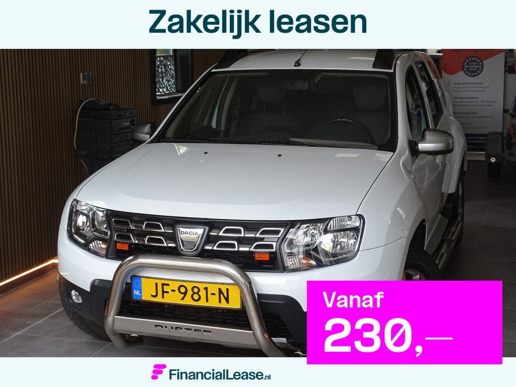 Dacia Duster 1.2 TCe 4x4 Prestige, Auto's, Dacia, Bedrijf, Lease, Financial lease, Duster, 4x4, ABS, Achteruitrijcamera, Airbags