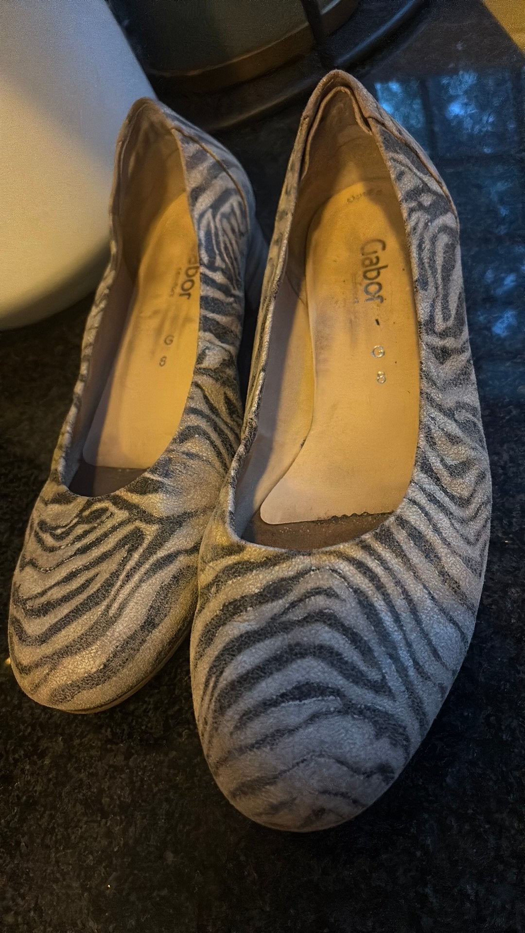 Gabor schoenen maat 8, Ophalen of Verzenden, Zo goed als nieuw, Zwart, Sneakers of Gympen