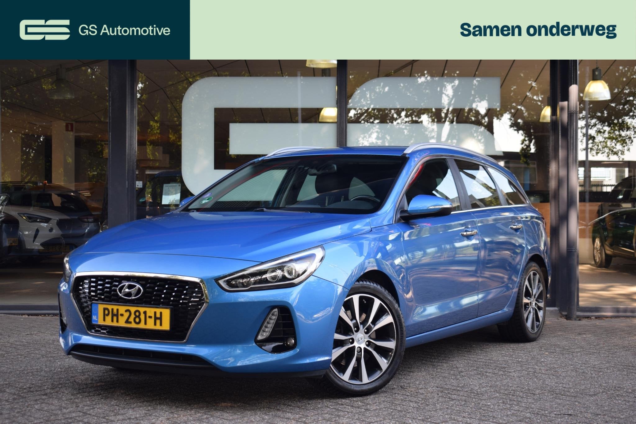 Hyundai i30 Wagon 1.4 T-GDI Premium, Auto's, Hyundai, Voorwielaandrijving, Euro 6, 4 cilinders, Blauw