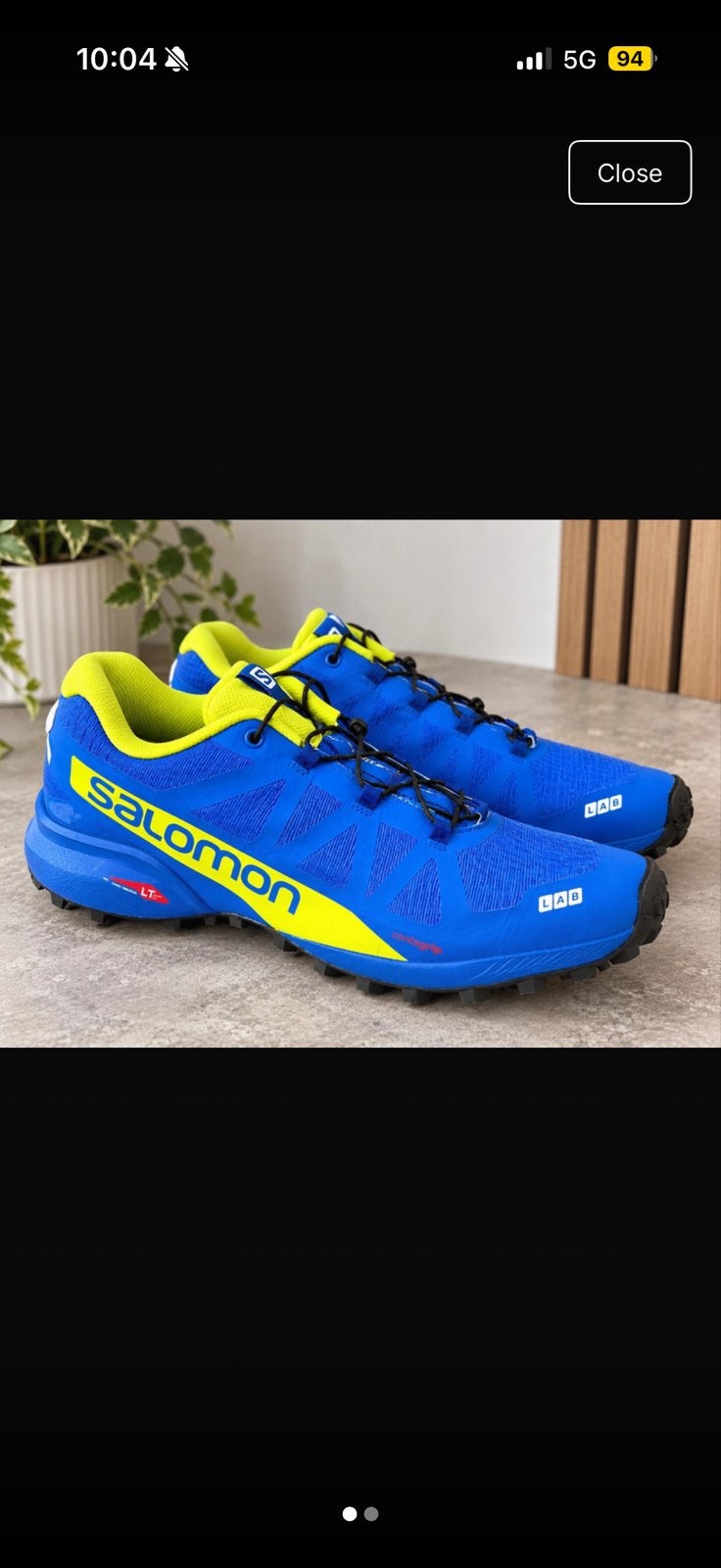 Salomon Speedcross LAB Trailrunningschoenen Blauw Maat 45 1/, Kleding | Heren, Ophalen of Verzenden, Nieuw, Blauw, Sportschoenen