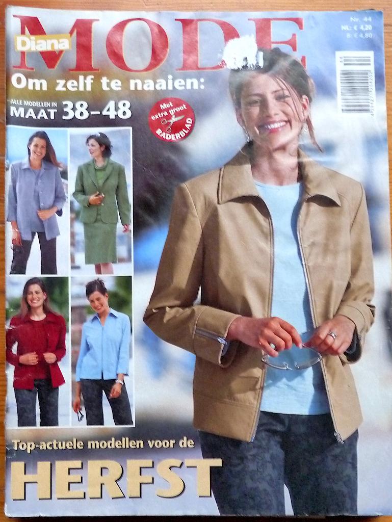 3 x diana mode en 1 x sandra mooie mode om zelf te maken, Hobby en Vrije tijd, Kledingpatronen, Overige merken, Overige typen