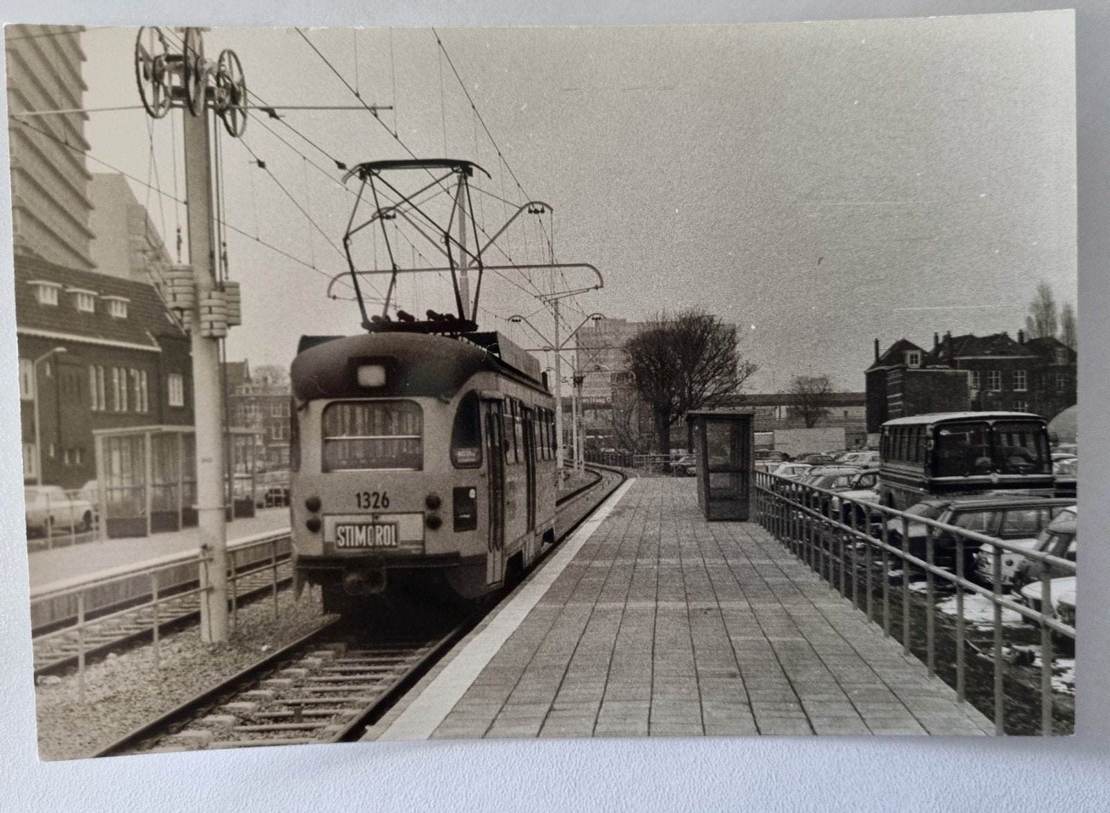 1205)Foto Den Haag Kalvermarkt met PCC 1326, Gebruikt, Foto, Ophalen of Verzenden, Gebouw