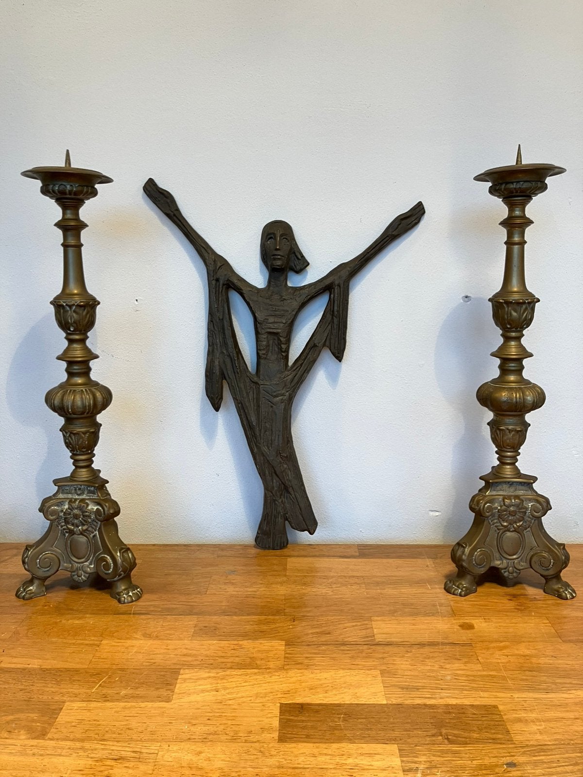 Vintage bronzen beeld. Christus. Joseph Krautwald, Ophalen of Verzenden