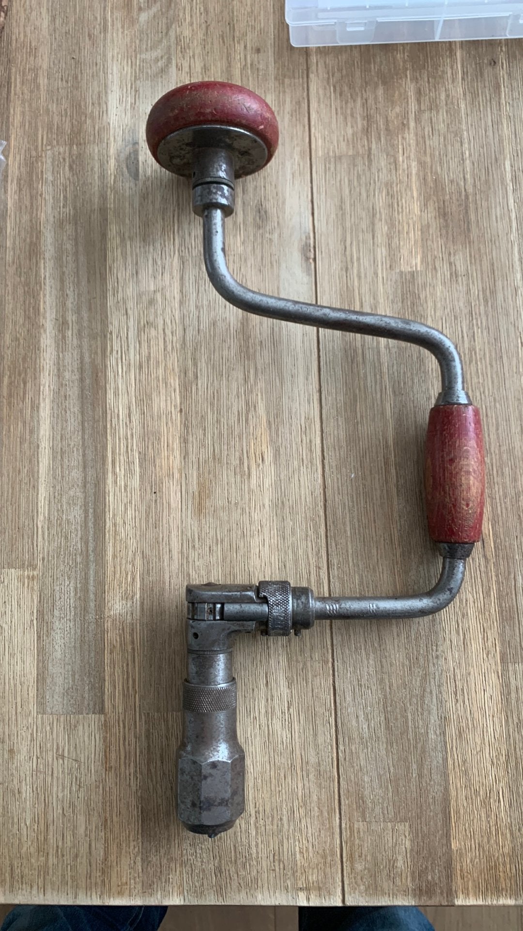 Booromslag , boor , handboor ,Flott, Antiek en Kunst, Antiek | Gereedschap en Instrumenten, Ophalen of Verzenden