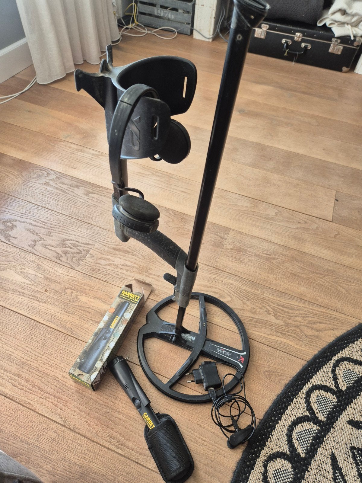XP Deus 1 Metaaldetector met WS4 en Garrett Pinpointer, Hobby en Vrije tijd, Gebruikt, Meer dan 30 cm, Ophalen of Verzenden, XP