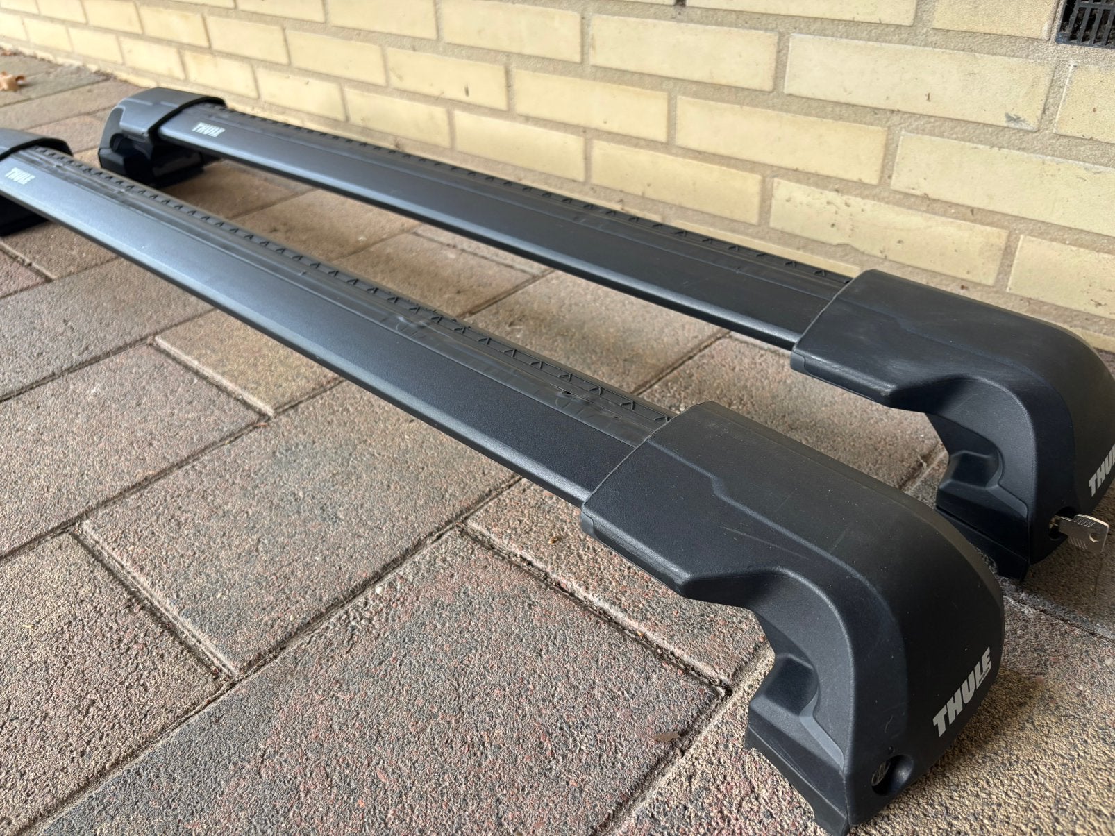 Thule WingBar Edge Black - dakdragers - Mercedes GLC, Auto diversen, Ophalen of Verzenden, Gebruikt