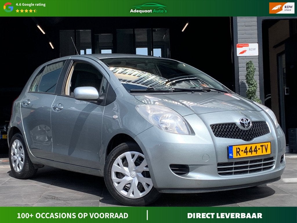 Toyota Yaris 1.3 VVTi Terra|Airco|El.Ramen|PDC|APK|5 Deurs, Voorwielaandrijving, Stof, Huisgarantie, 4 cilinders