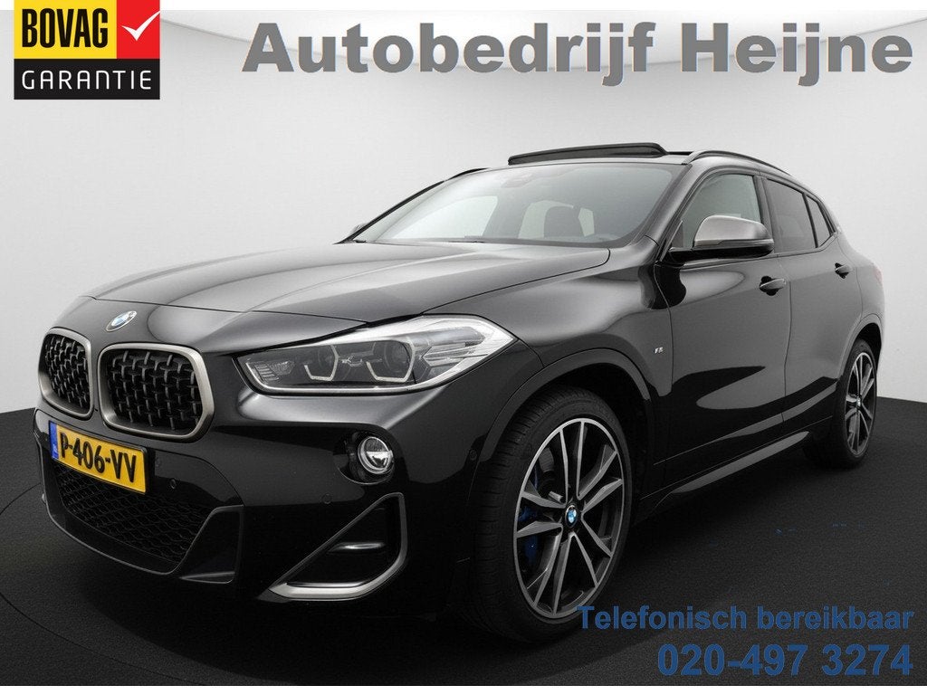 BMW X2 M35iA 306PK HIGH EXECUTIVE M-SPORT HALF-LEDER/NAVI/HE, Auto's, BMW, X2, Gebruikt, 4 cilinders, Leder en Stof