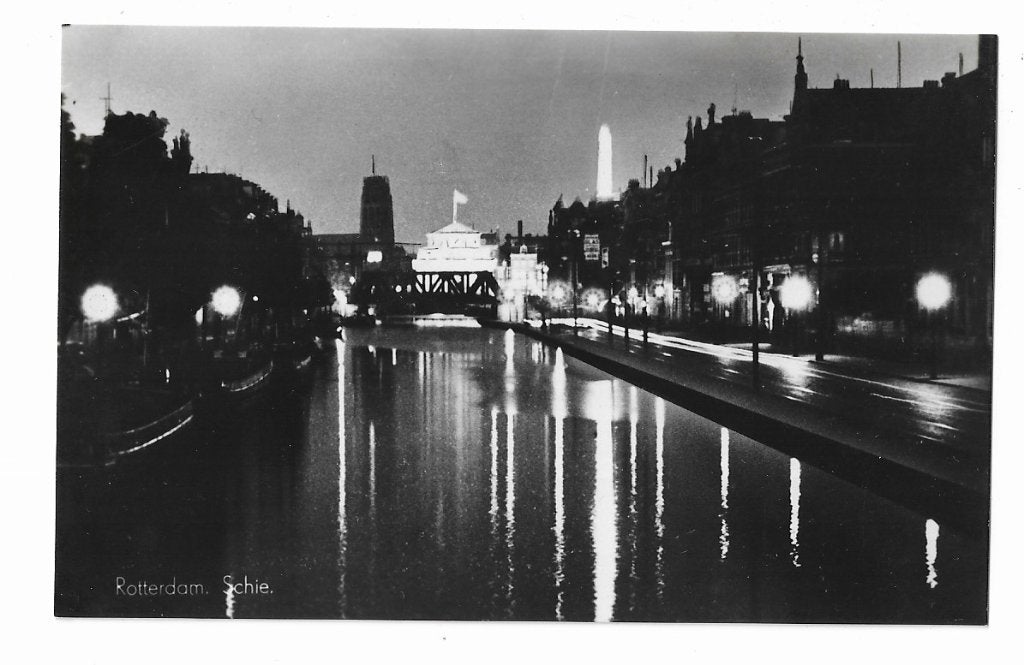 Rotterdam, Schie, Ophalen of Verzenden, 1940 tot 1960, Ongelopen, Zuid-Holland