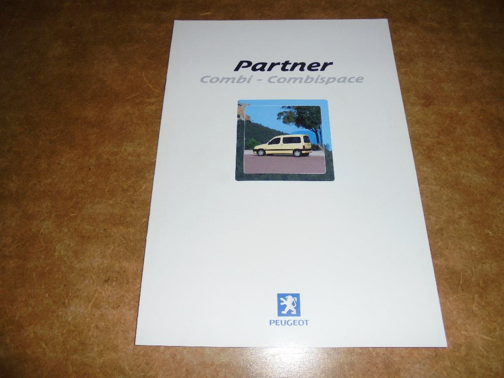 brochure Peugeot Partner Combi/Combispace  2001, Ophalen of Verzenden, Nieuw, Peugeot