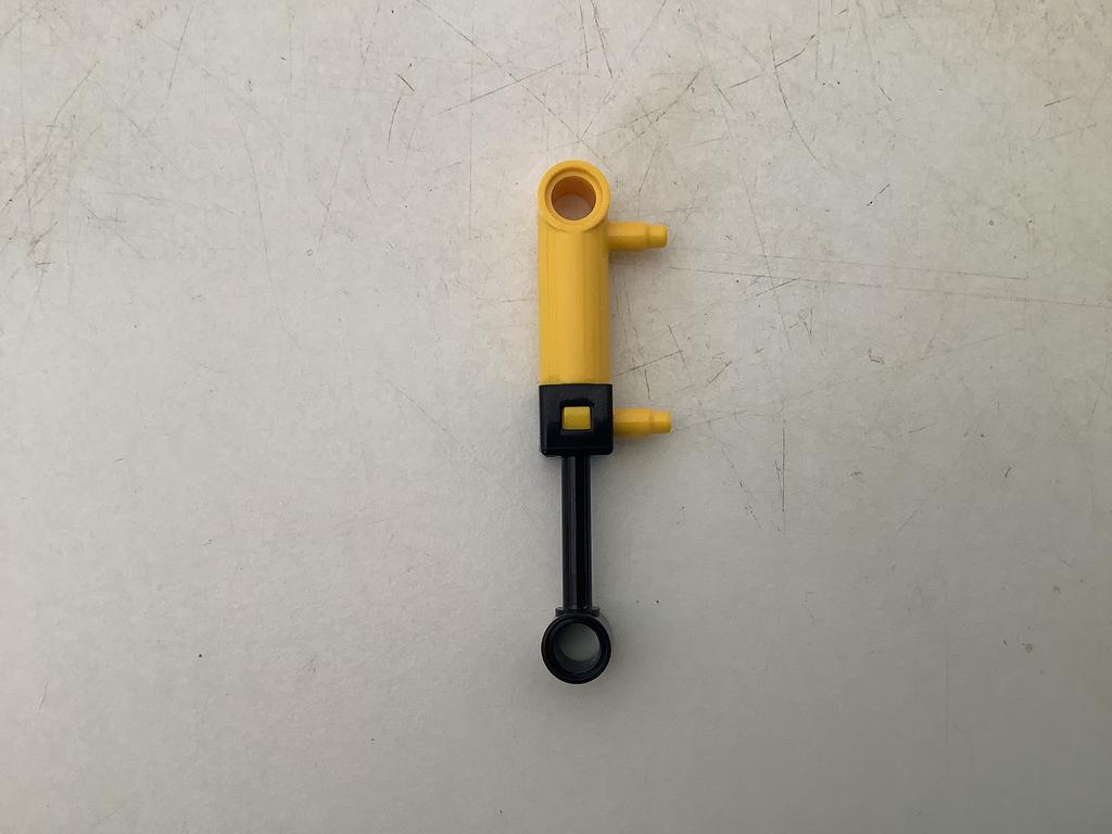 Lego pneumatische cilinder V2 1x5 geel, Ophalen of Verzenden, Gebruikt, Losse stenen, Lego