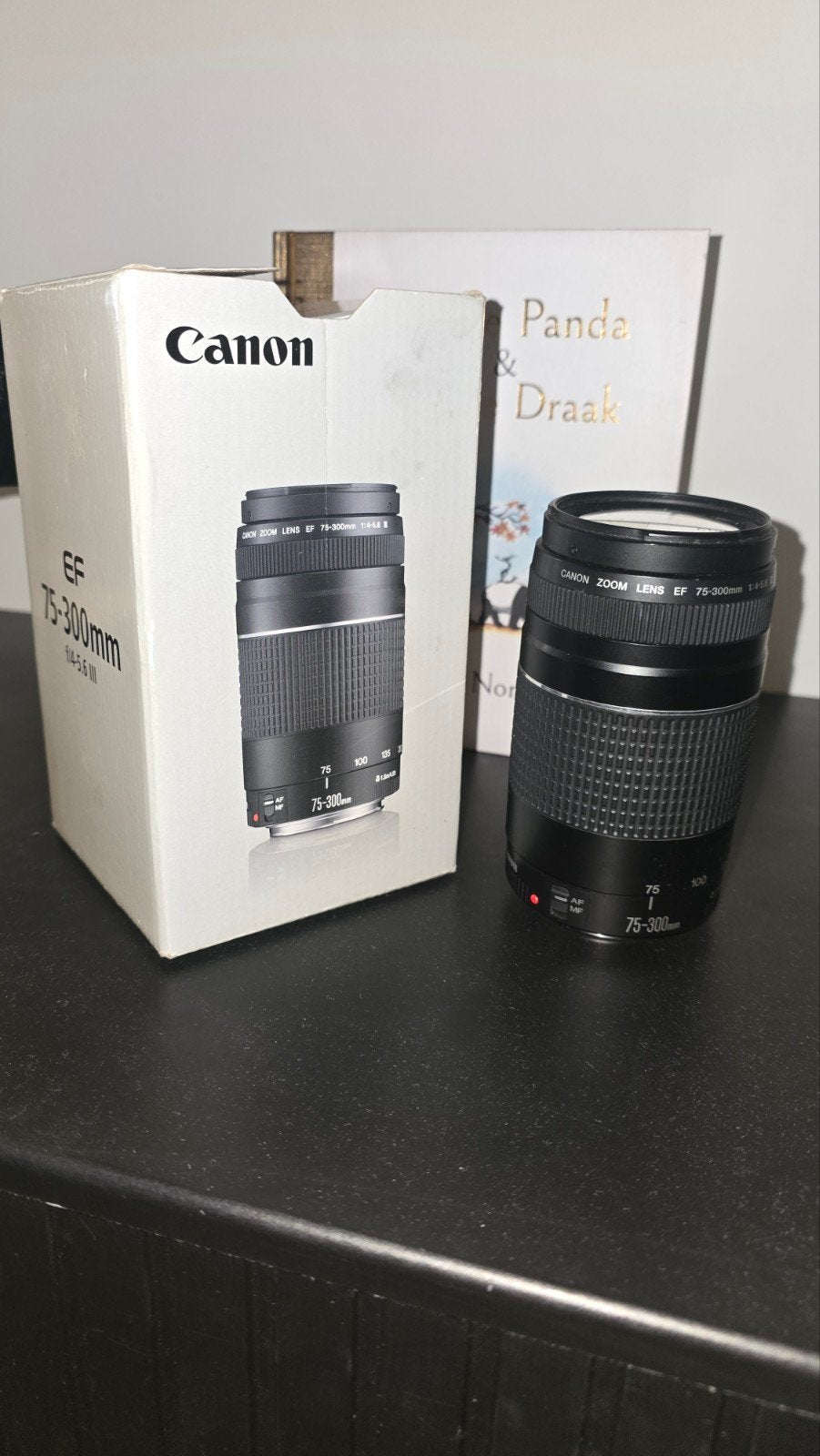 Canon 75-300 mm lens, Audio, Tv en Foto, Ophalen, Zo goed als nieuw, Telelens