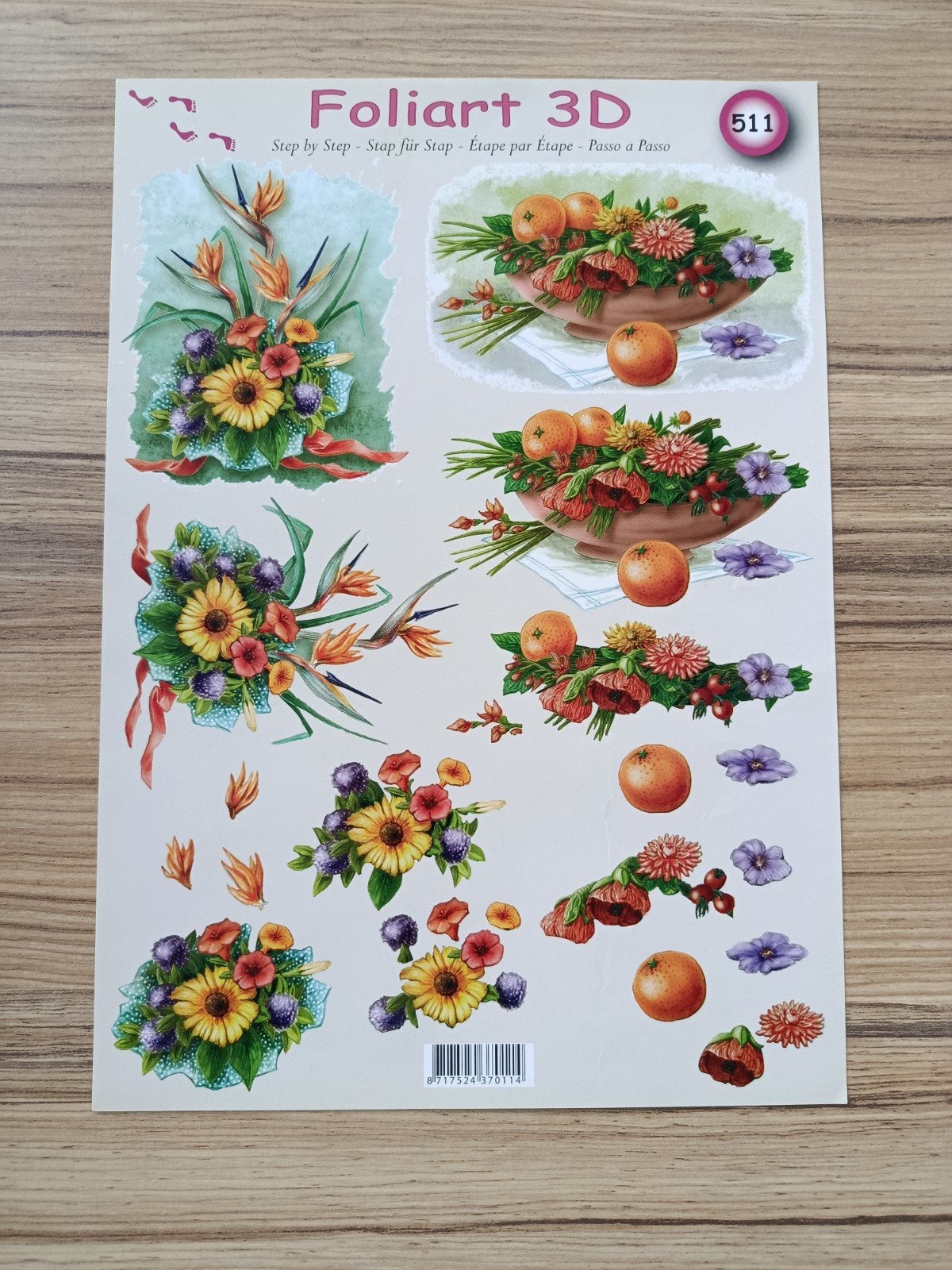 Bloemen Knipvellen,, Hobby en Vrije tijd, Ophalen of Verzenden, Nieuw, Natuur, Knipvel