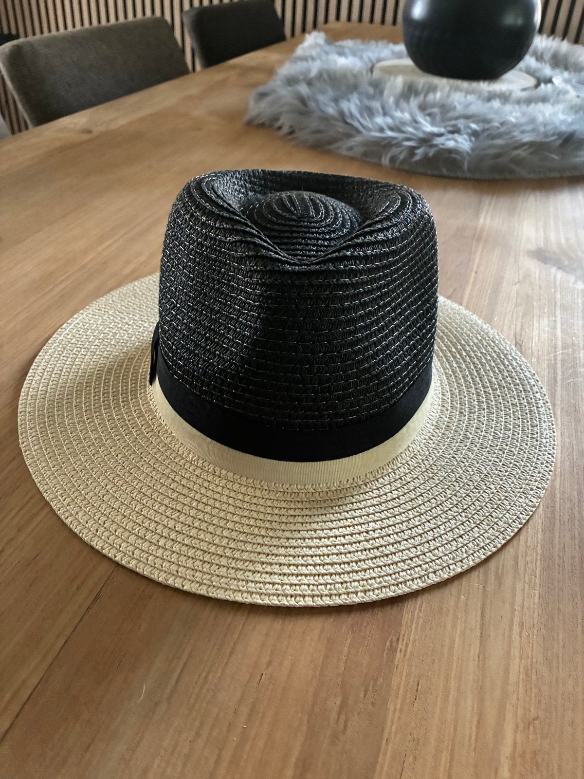 Stijlvolle Zomerhoed - Maat 56 - 100% Papier, Ophalen of Verzenden, Zo goed als nieuw, Hoed