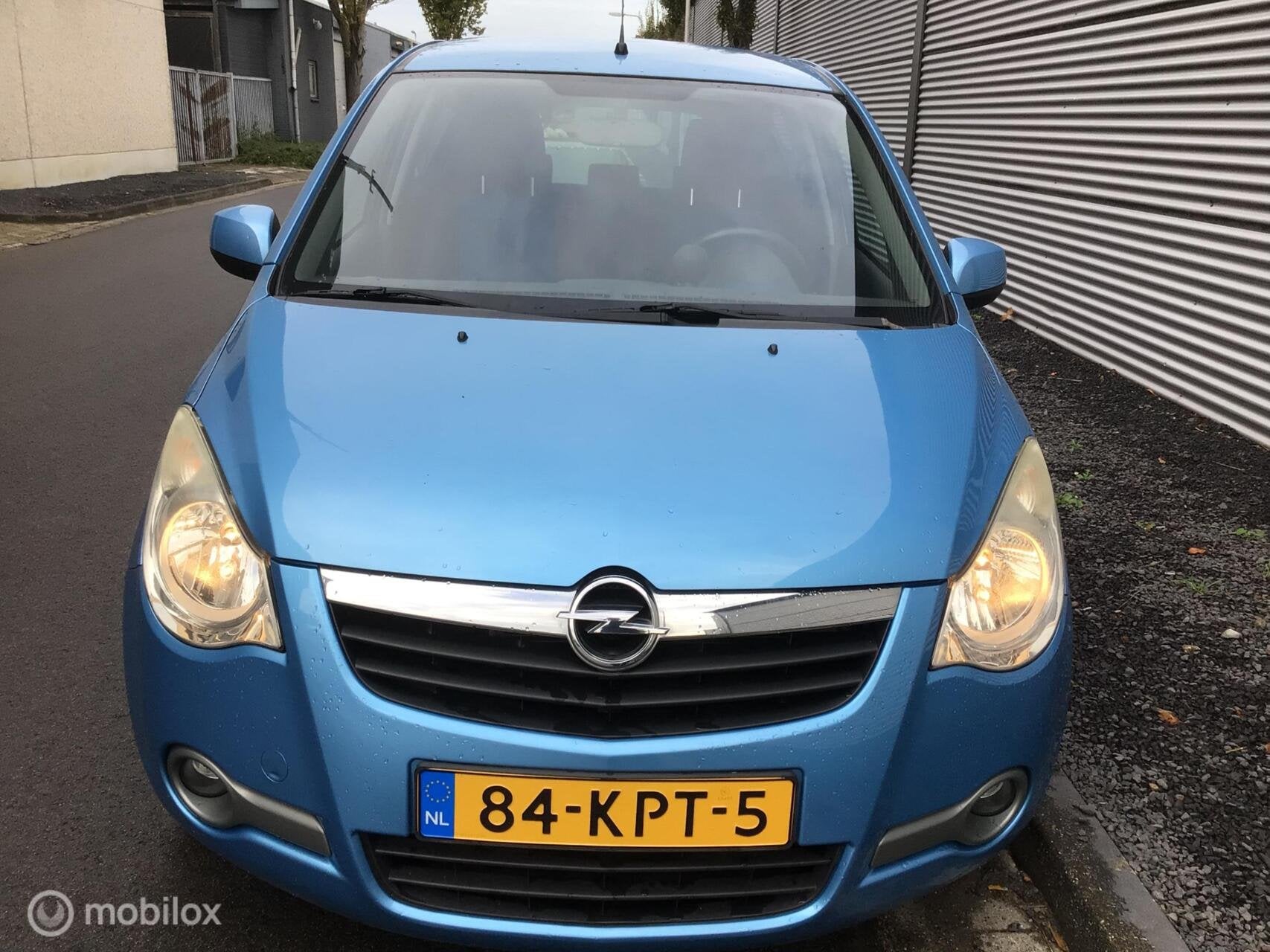Opel Agila 1.0 Edition Airco NL auto, hele historie, Auto's, Blauw, 996 cc, Origineel Nederlands, Bedrijf