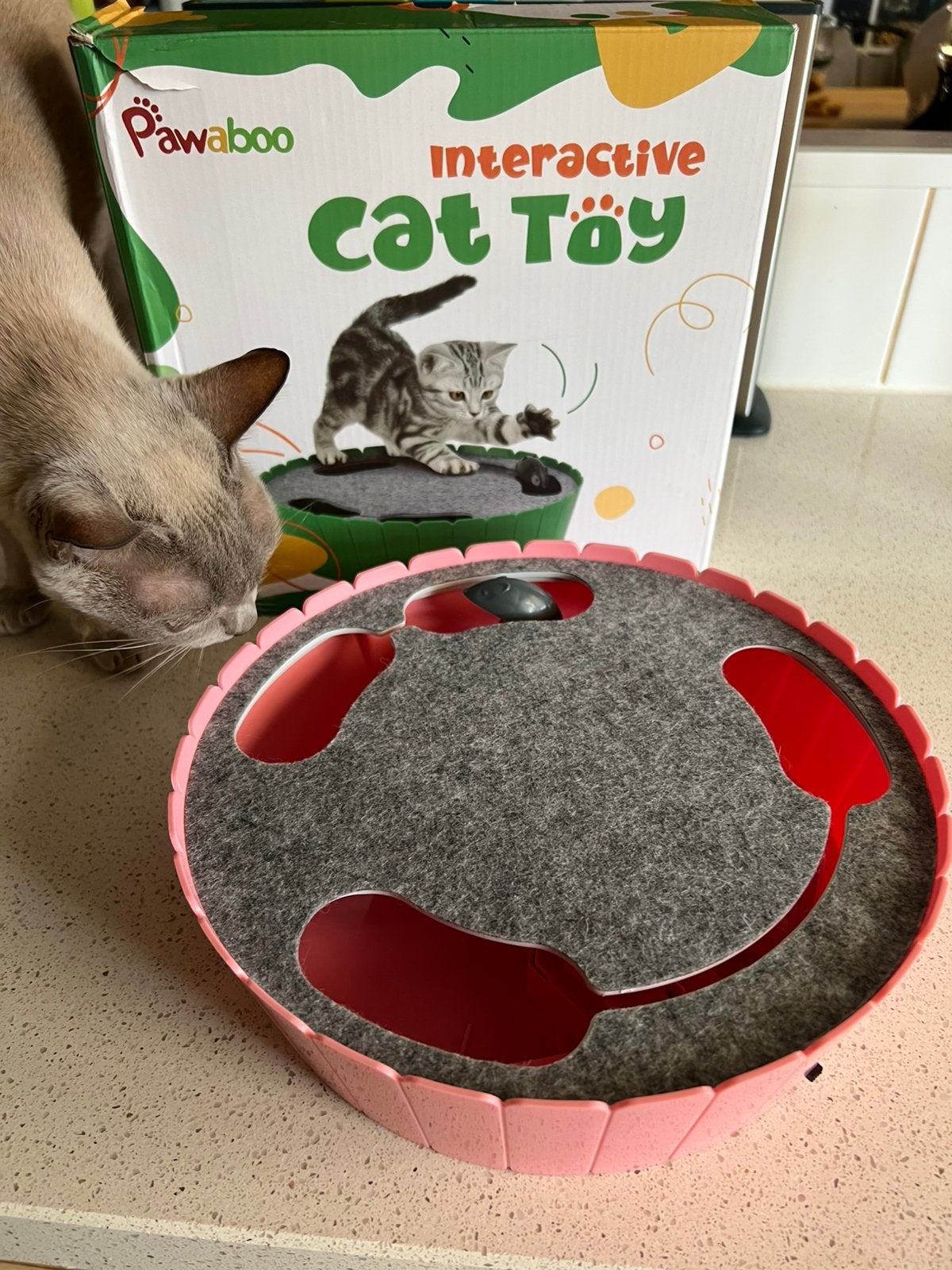 Pawaboo interactive cat toy, Ophalen of Verzenden, Gebruikt