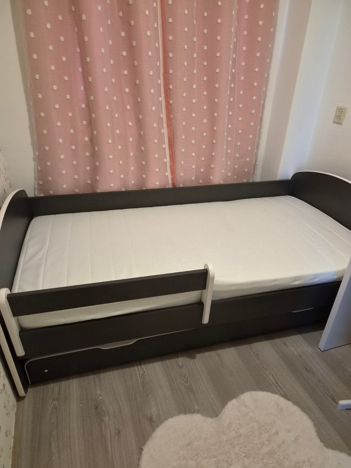 Kinderbed, Ophalen, 90 cm, Eenpersoons, 190 cm of minder