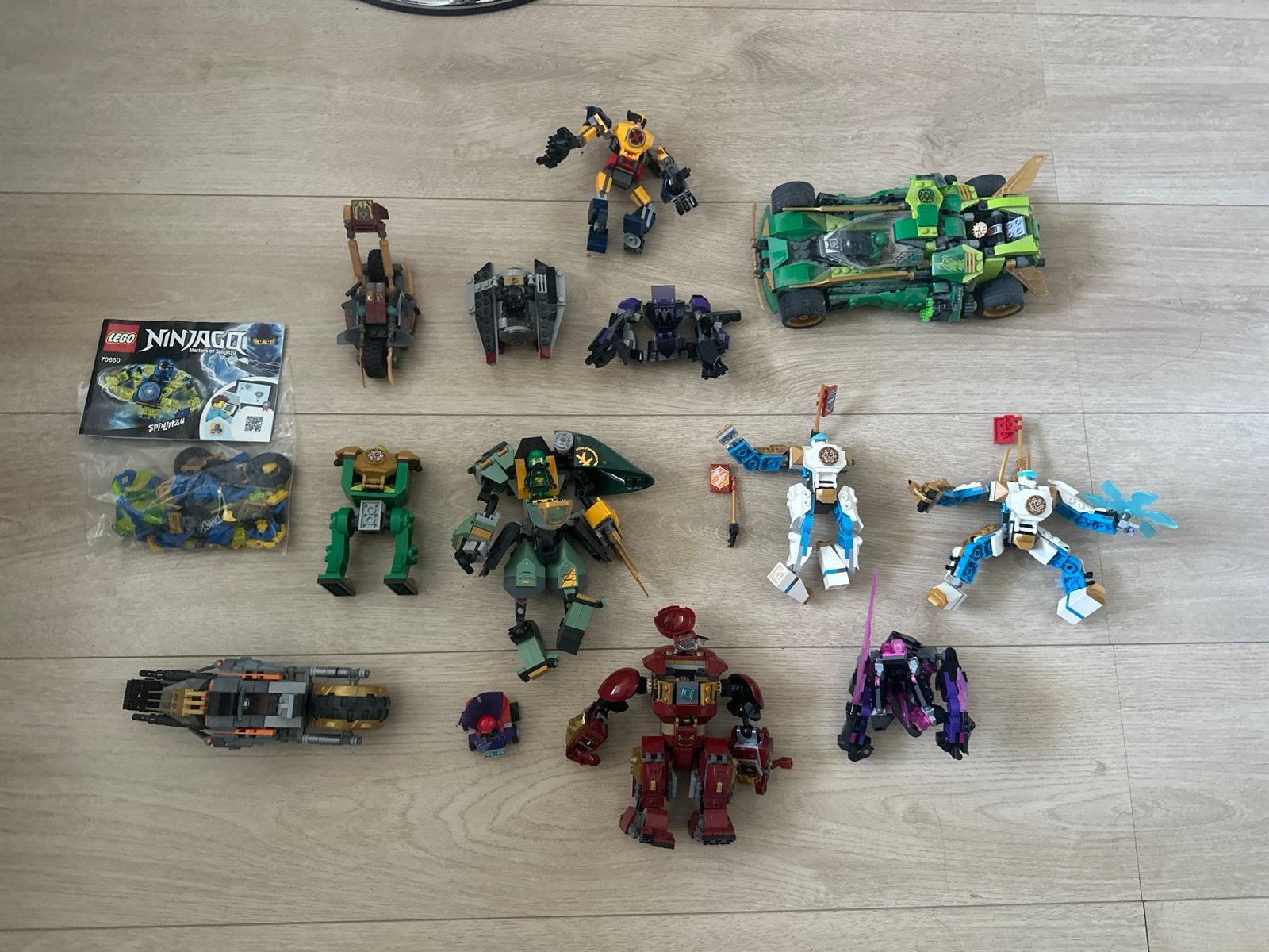 Grote collectie Lego Ninjago sets en minifiguren, Gebruikt, Lego, Ophalen of Verzenden, Inclusief instructies