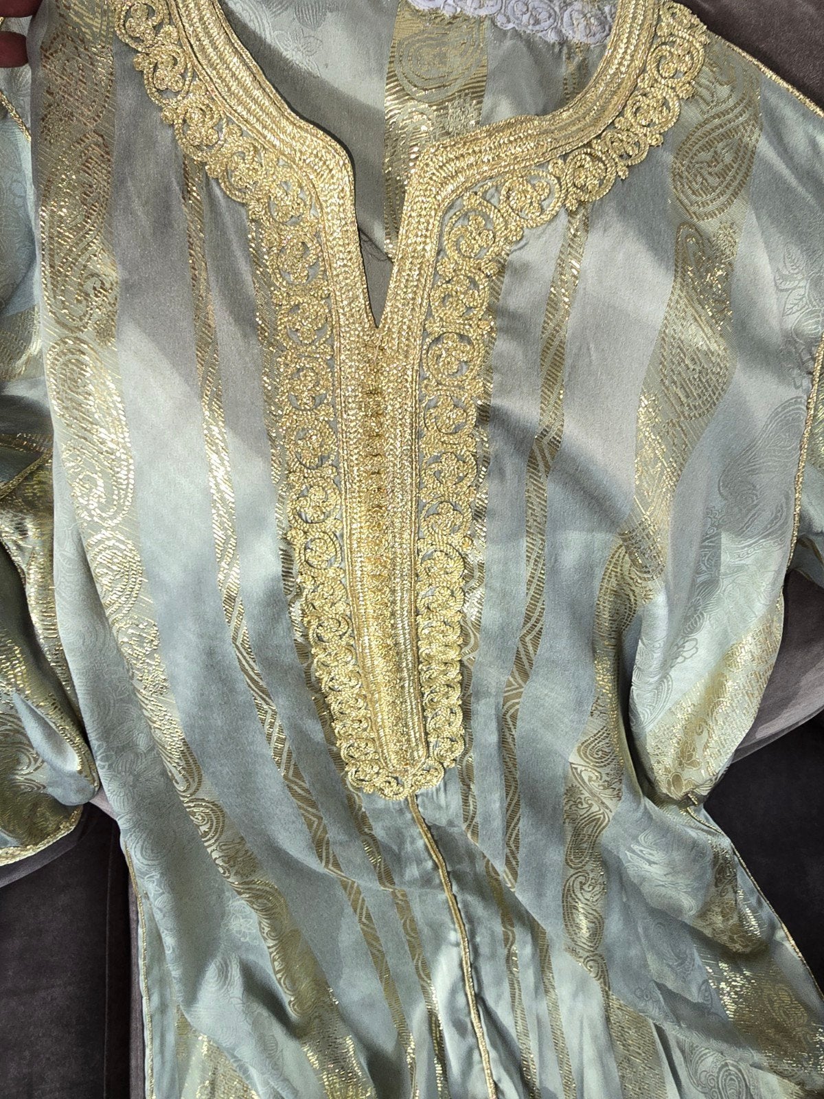 Nieuwe marokkaanse jurk uit Marokko €12,50, Ophalen of Verzenden, Nieuw, Maat 46/48 (XL) of groter, Carnaval