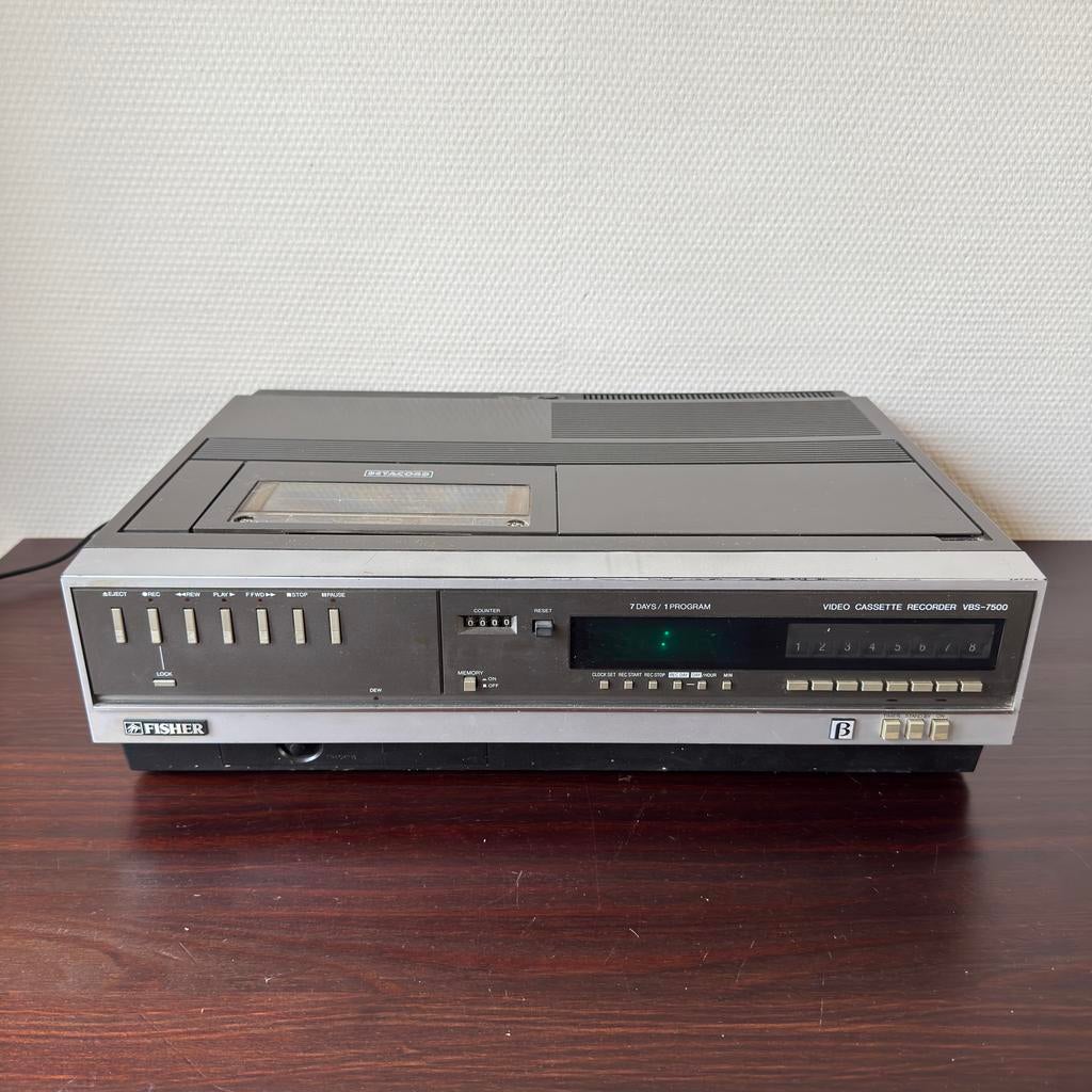 Fisher Video Cassette Recorder VBS-7500, Radio, Ophalen of Verzenden, Gebruikt