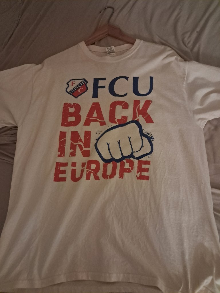 Fc utrecht europa shirt te koop ophalen in utrecht, Maat XL, Ophalen, Nieuw, Shirt