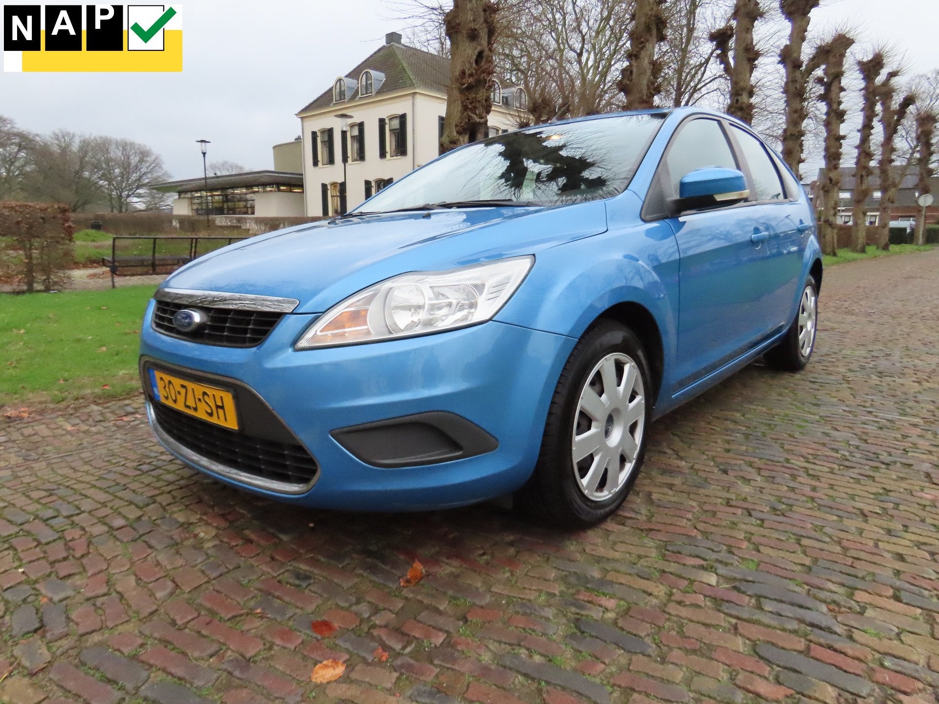Ford Focus 1.6 Nwe Koppeling Airco Cruisecontrol 5 drs Isofi, 1596 cc, Gebruikt, 4 cilinders, Blauw