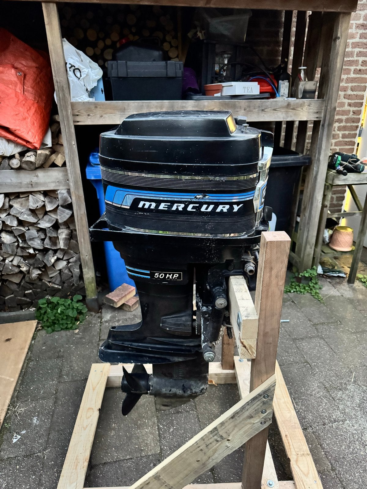 Mercury 50 HP Buitenboordmotor - Goed Onderhouden, Ophalen, Gebruikt, 30 pk of meer, Buitenboordmotor