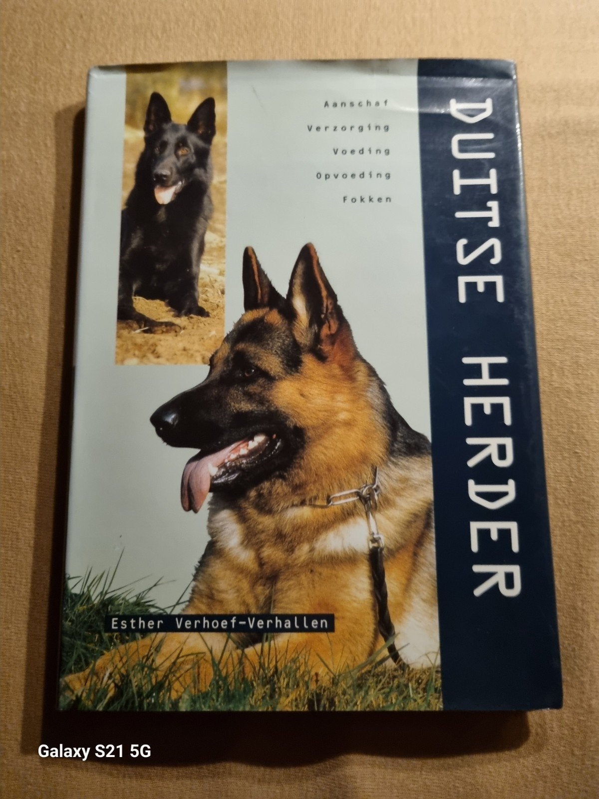 Duitse Herder Boek -, Verzenden, Zo goed als nieuw, Honden, Esther Verhoef-Verhallen