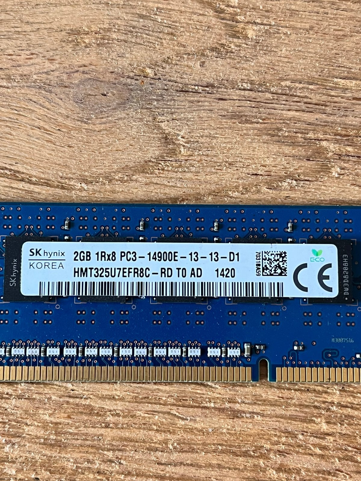 Set van 4x SK Hynix 2GB DDR3 RAM PC3-14900E Server Geheugen, Gebruikt, Server, DDR3, Ophalen of Verzenden