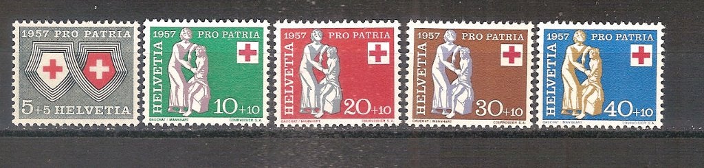 Zwitserland 641-645 postfris, Ophalen of Verzenden, Postfris