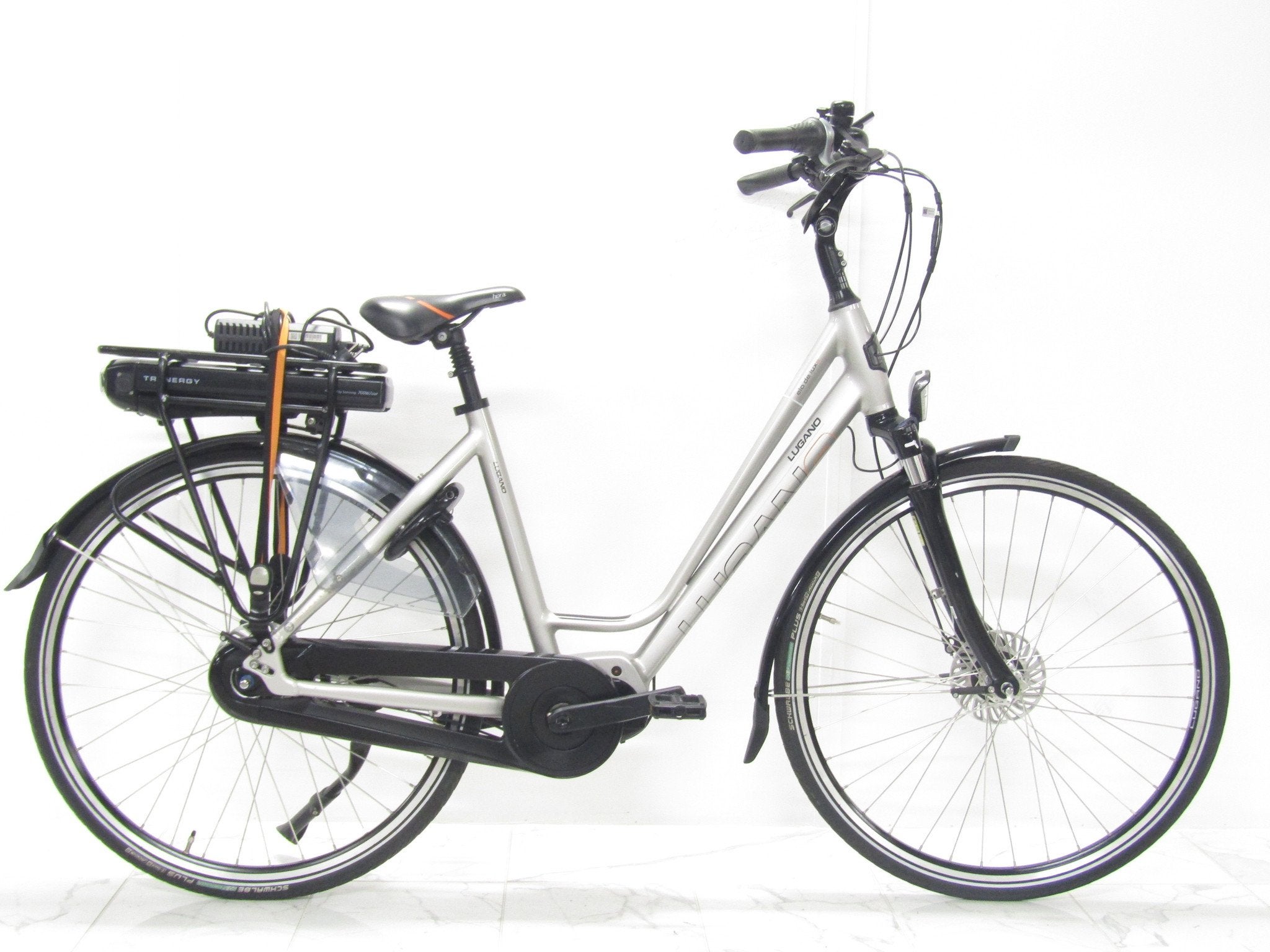 Freebike Lugano elo de luxe grijs dames 49cm 28inch, Fietsen en Brommers, Elektrische fietsen, 47 tot 51 cm, Gebruikt, Overige merken