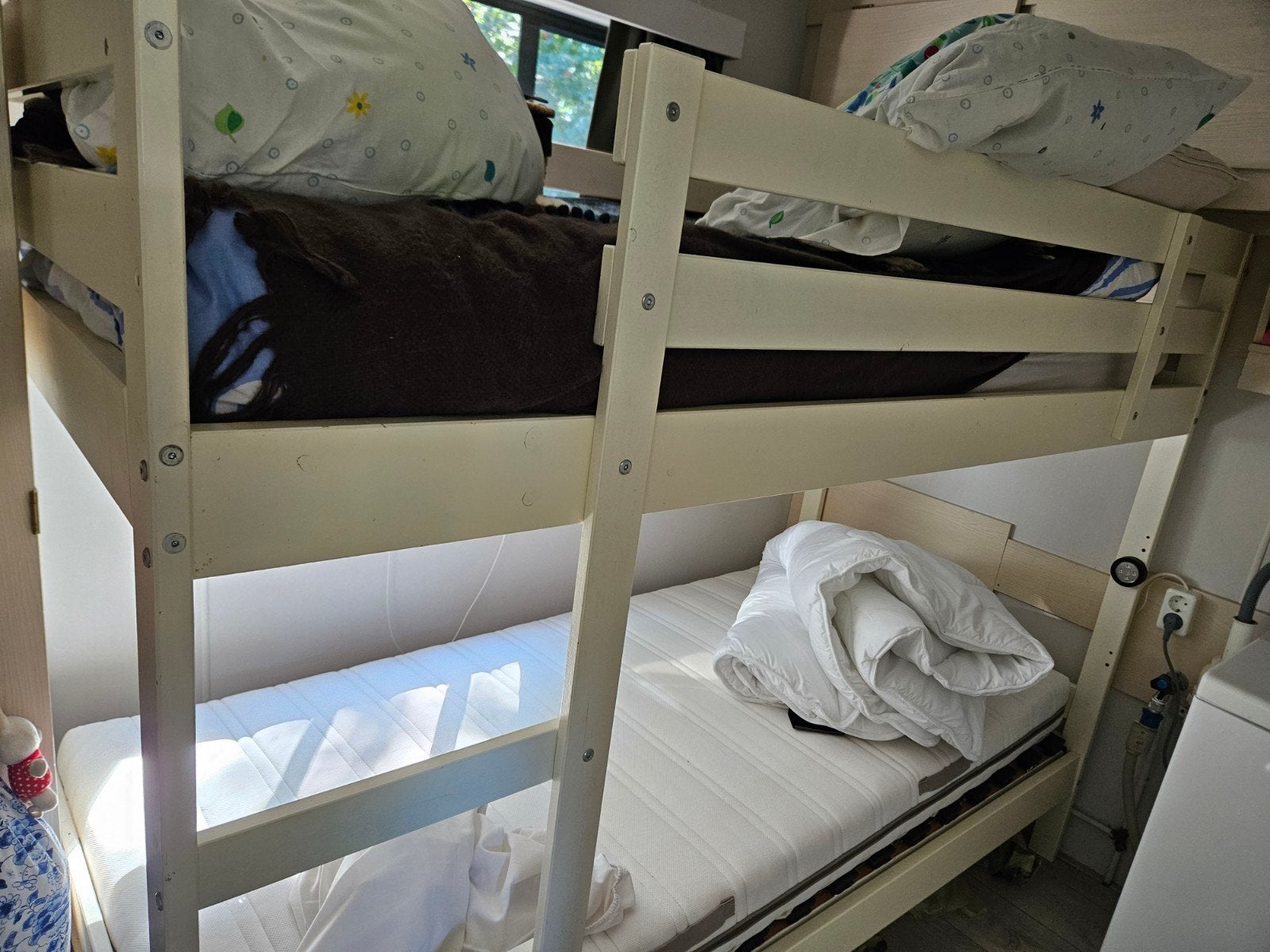 Stapelbed Ikea Mydal, Huis en Inrichting, Slaapkamer | Stapelbedden en Hoogslapers, Ophalen, 90 cm, Tweepersoons, Zo goed als nieuw
