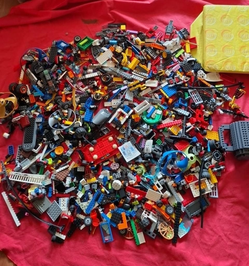 bulk in lego opberg doos, Overige thema's, Lego, Compleet, Ophalen of Verzenden