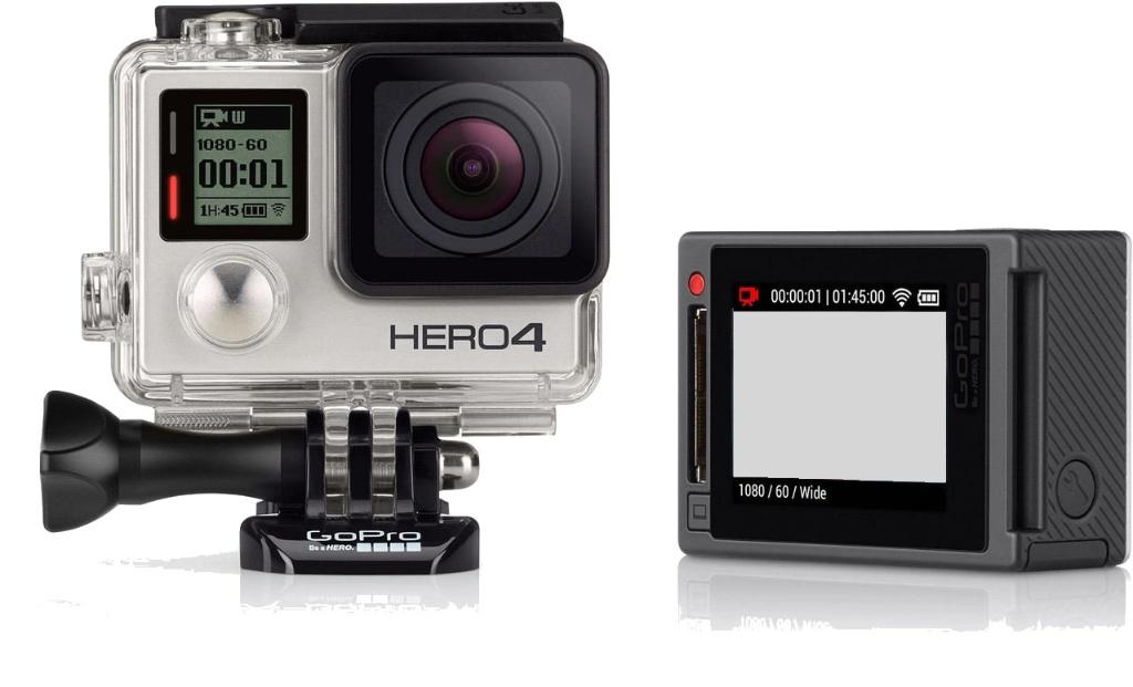 GoPro Hero 4 silver met 2 accu's + 32Gb microSD, Audio, Tv en Foto, Actiecamera's, Ophalen of Verzenden, GoPro