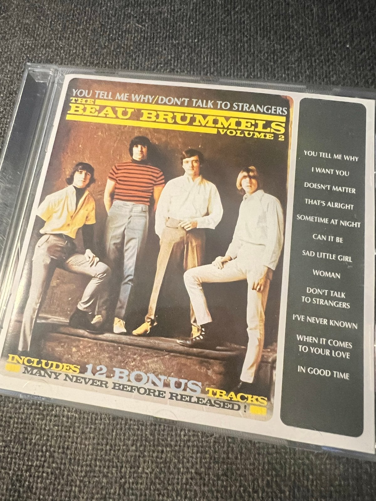 The Beau Brummels - You Tell Me Why/Don't Talk To Strangers, Met bonustracks, Pop, Ophalen of Verzenden, Zo goed als nieuw