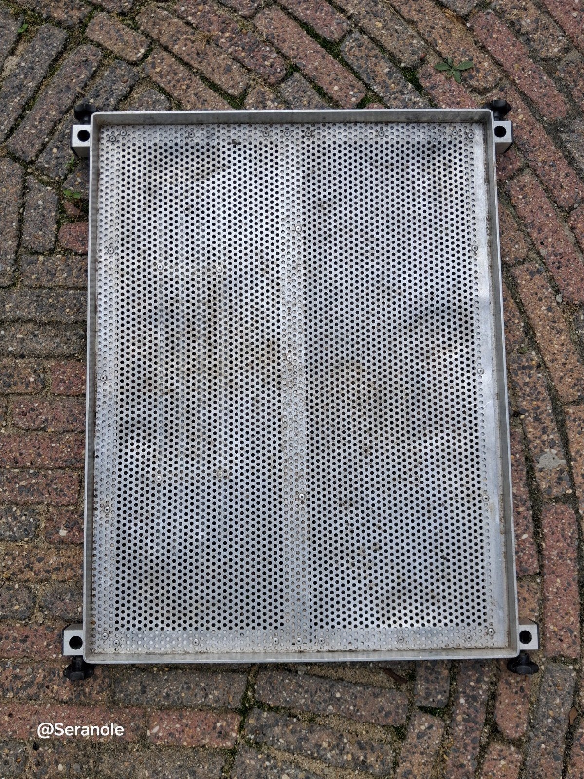 Aluminium Visplateau - Stevig en Draagbaar, Ophalen, Gebruikt