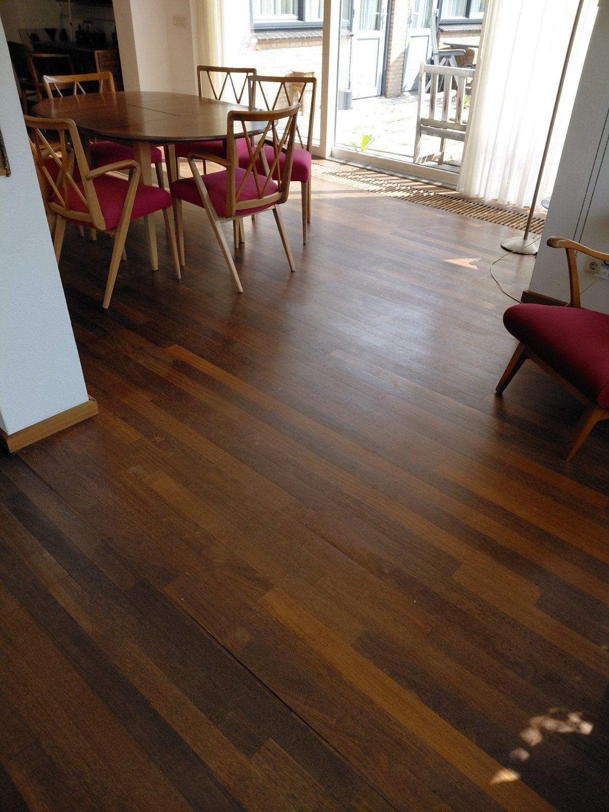 Parket vloer 80m2. Gebruikt, zelf verwijderen op 2 juli 2026, Gebruikt, 10 m² of meer, 10 tot 30 cm, Hout