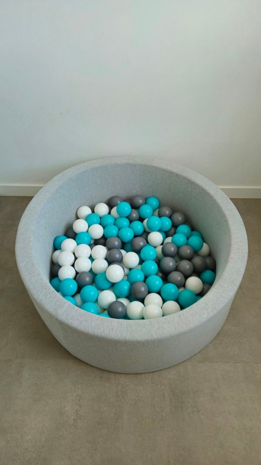 Ballenbad rond - grijs - 90x30 cm, Kinderen en Baby's, Speelgoed | Buiten | Los speelgoed, Ophalen