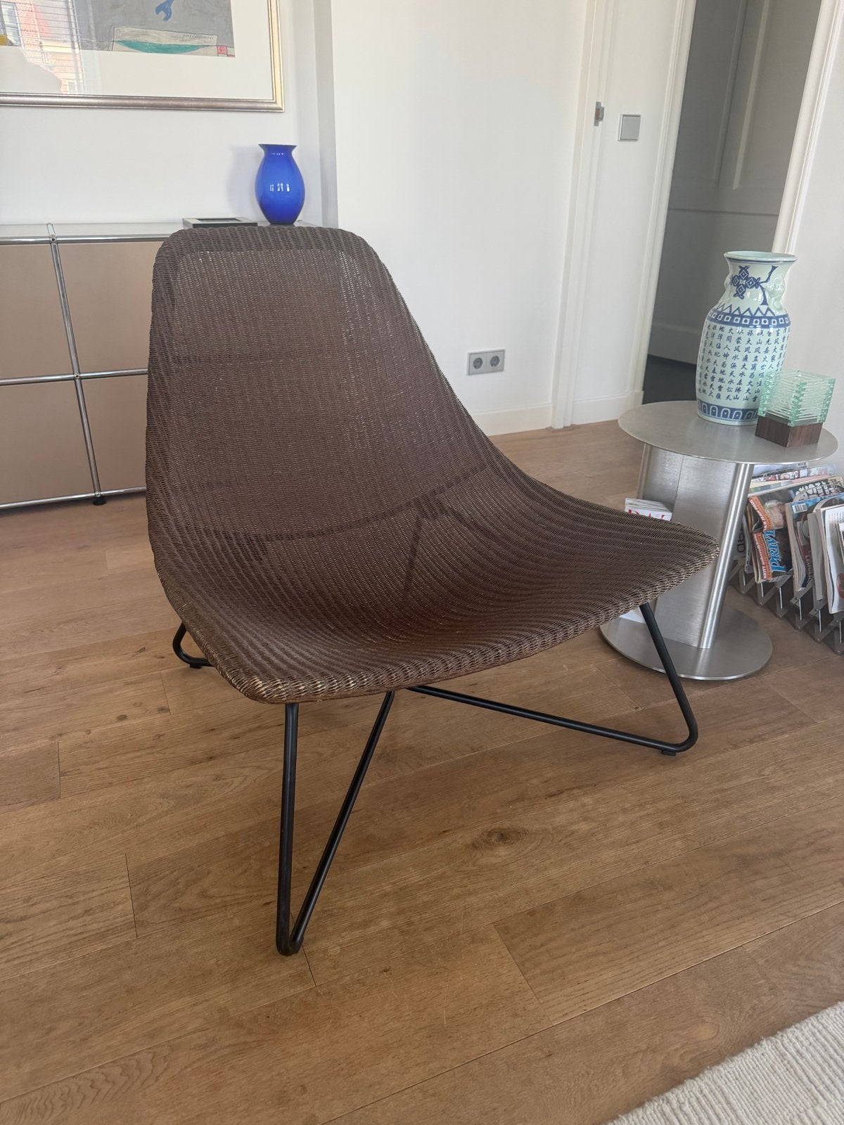 IKEA Randviken rotan stoel in goede staat, Huis en Inrichting, Bruin, Riet of Rotan, Ophalen of Verzenden, Zo goed als nieuw