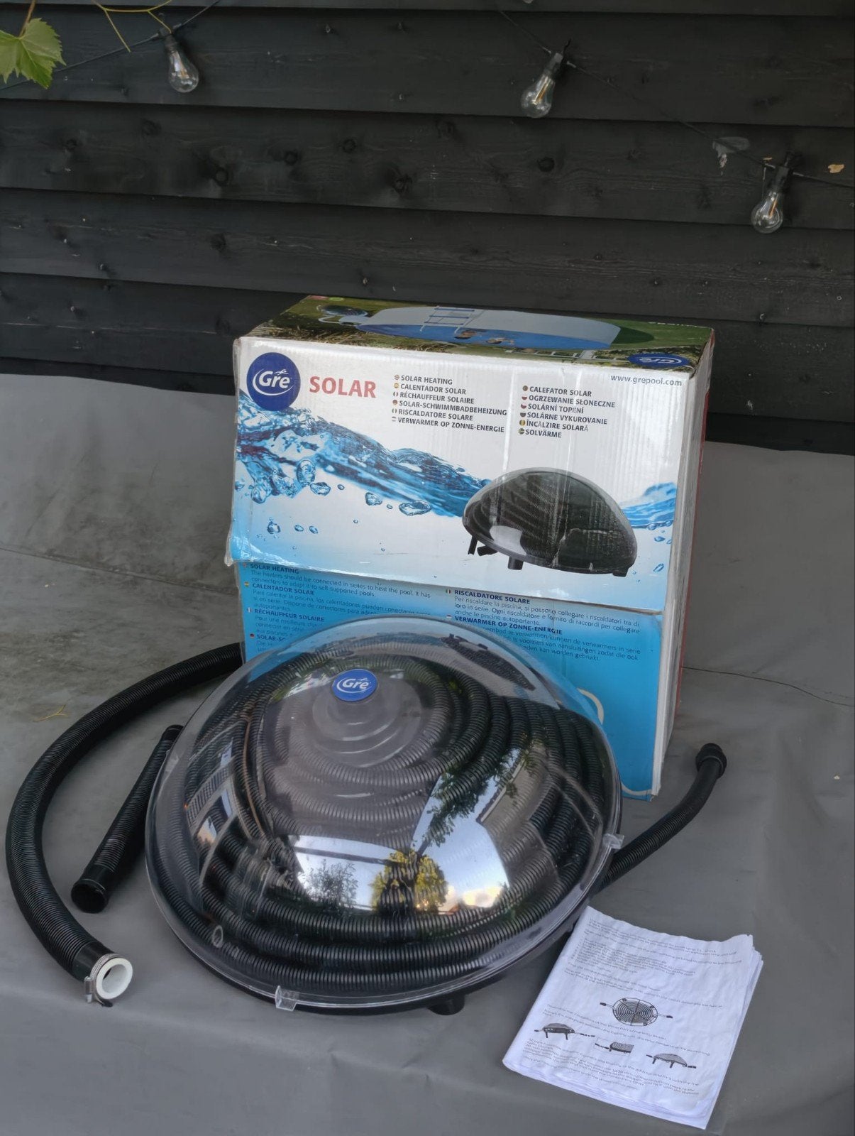 Gre Solar Zwembadverwarming - in doos, Tuin en Terras, Zwembad-toebehoren, Ophalen, Nieuw, Verwarming