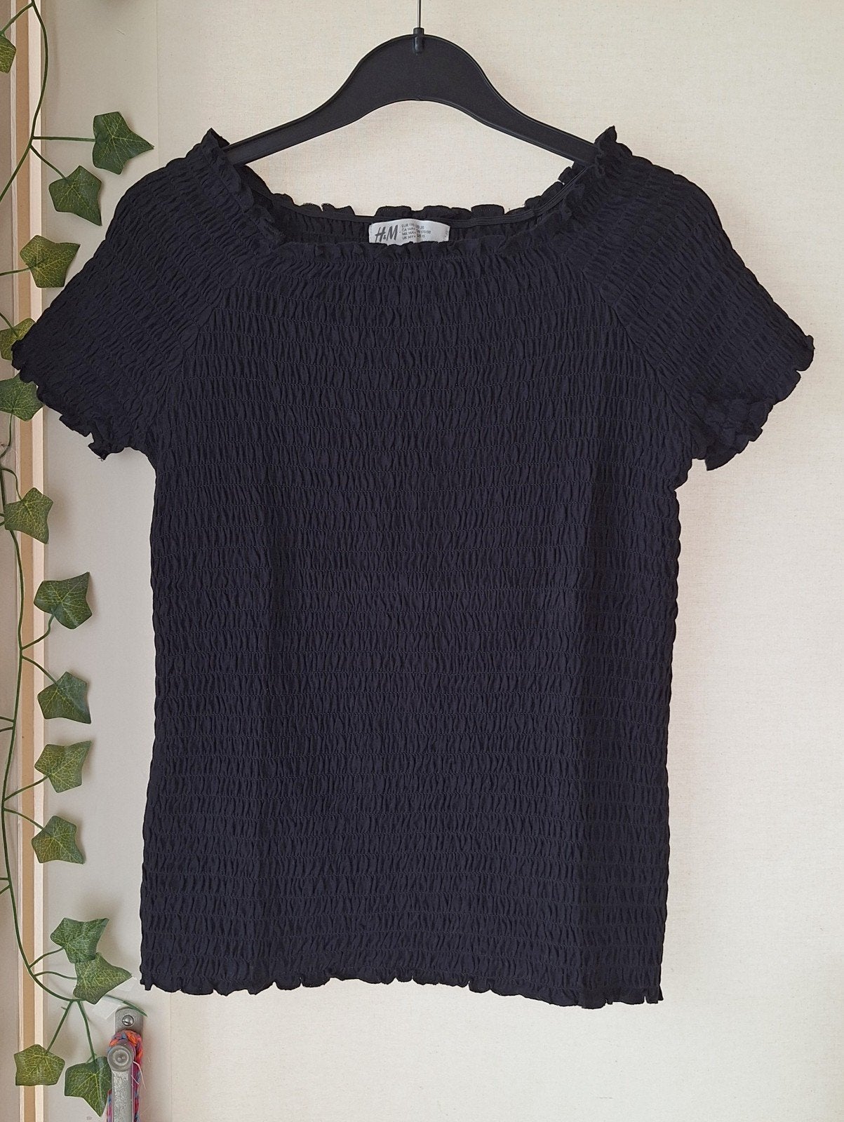 NIEUW! Zwart t-shirt H&M maat 170, Meisje, H&M, Nieuw, Ophalen of Verzenden