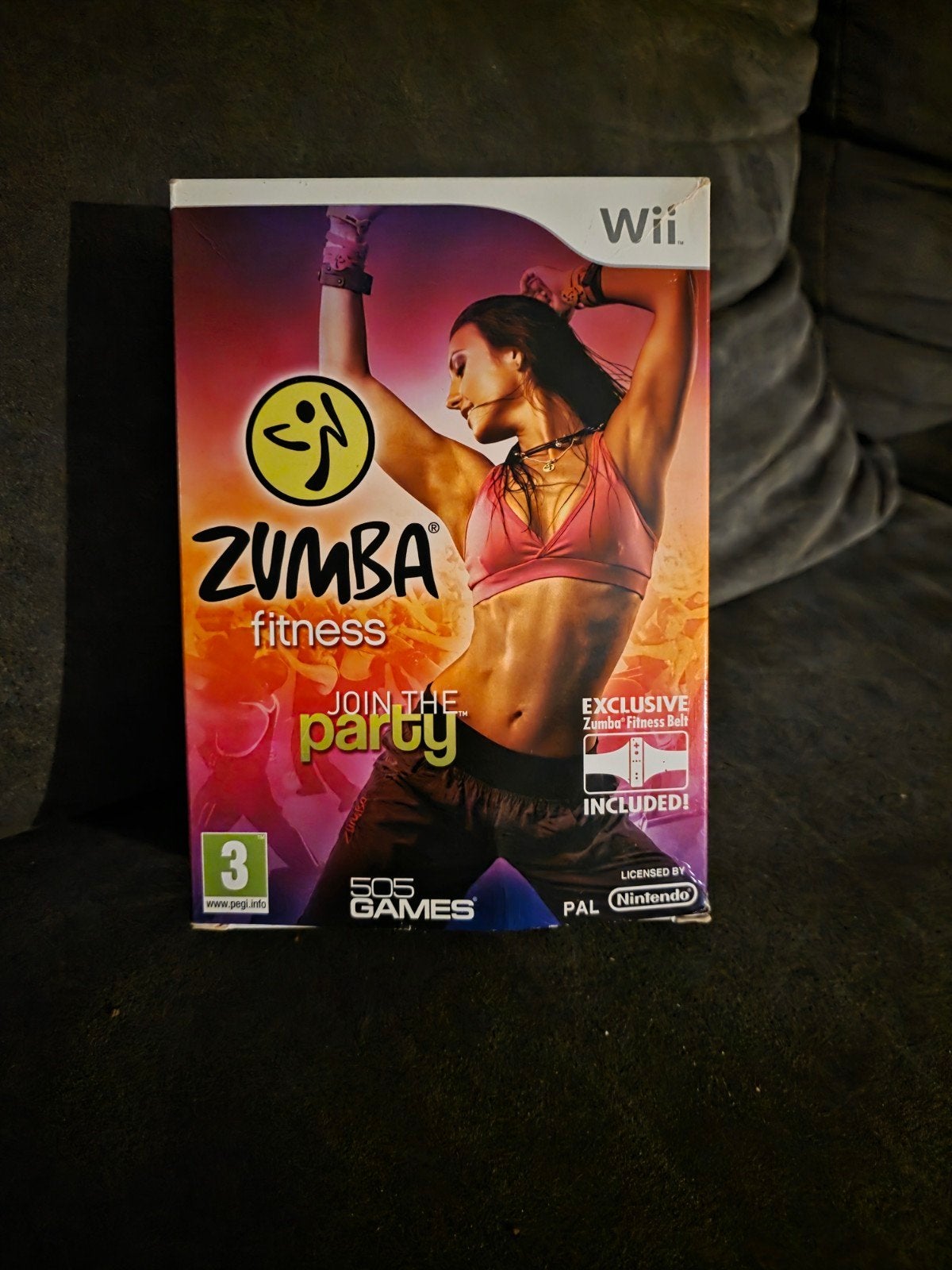 Zumba Fitness Join the Party Wii (incl. Zumba Fitness Belt), Ophalen of Verzenden, Gebruikt, Zonder controller, Met games